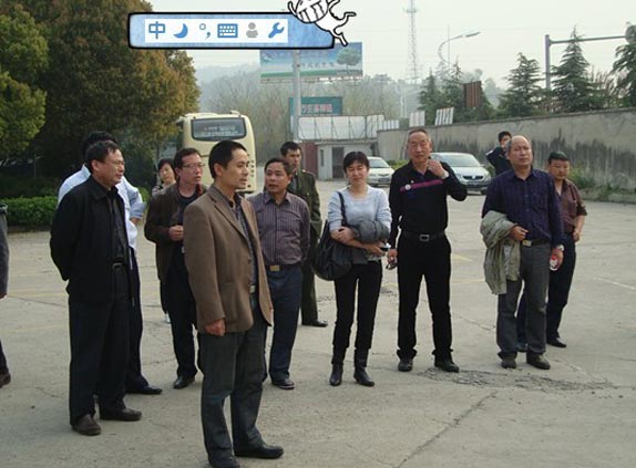 寧夏農(nóng)機(jī)監(jiān)理總站來我公司考察